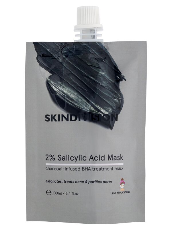 SkinDivision - 2% Salicylic Acid Mask with charcoal