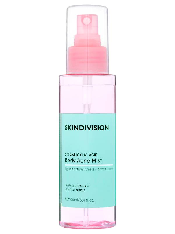 SkinDivision - 2% Salicylic Acid Body Acne Mist